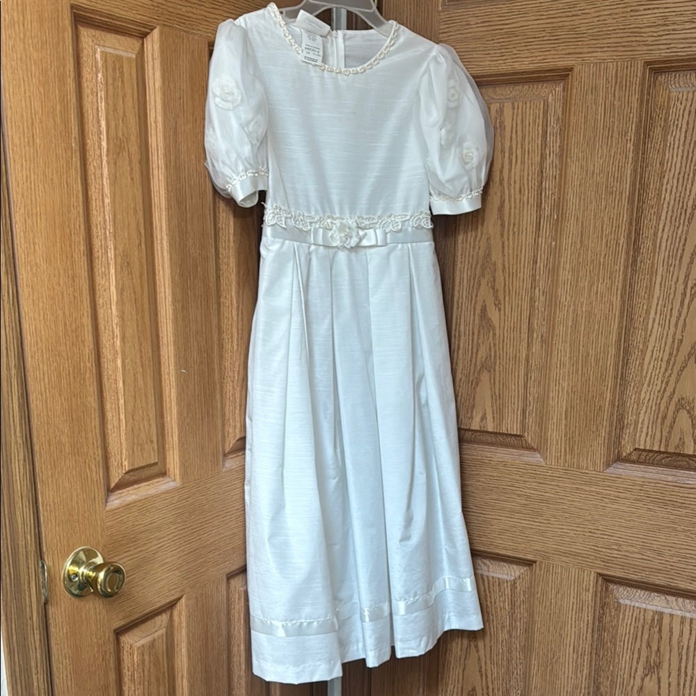 Elegant White Kids Dress